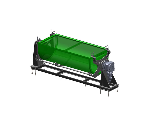 Mine car welding positioner